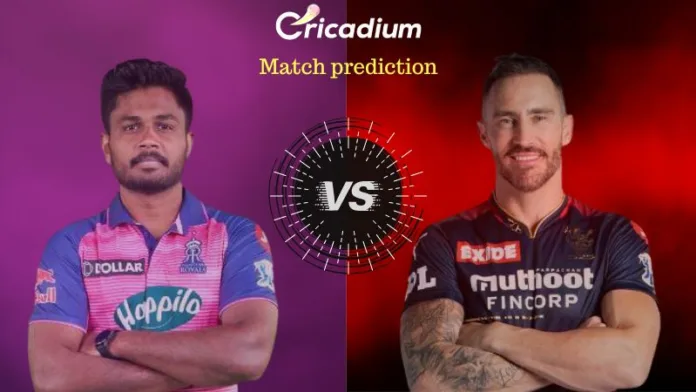 IPL 2023 Match 60 RR vs RCB Match Prediction Who will win today
