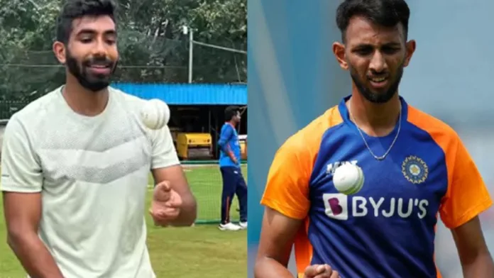 Jasprit Bumrah and Prasidh Krishna Ready for India's World Cup 2023 Campaign