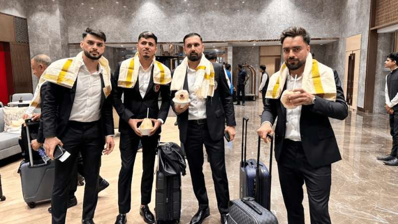 Team Afghanistan lands in India ahead of the World Cup