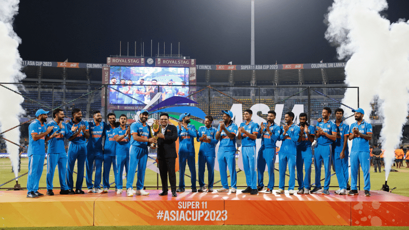 India Dominates Asia Cup 2023 Final, Rohit Sharma Secures 2nd Title as Captain