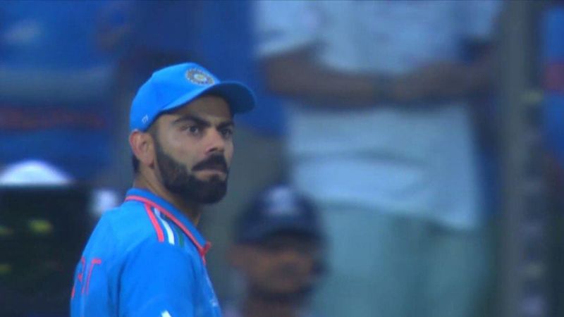 Virat Frustrated as Run-Out Chance of Naveen ul Haq Slips vs. Afghanistan