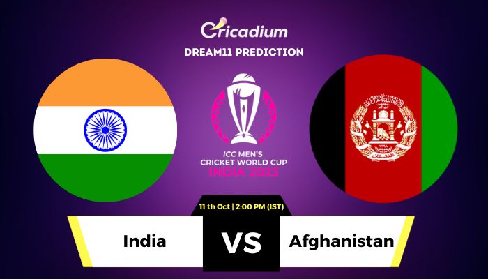 India vs Afghanistan: Clash of Titans in ICC ODI World Cup 2023