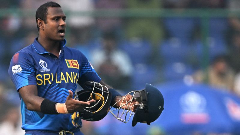 Cricket Shock: Mathews Timed Out as Astrologer's Prediction Comes True