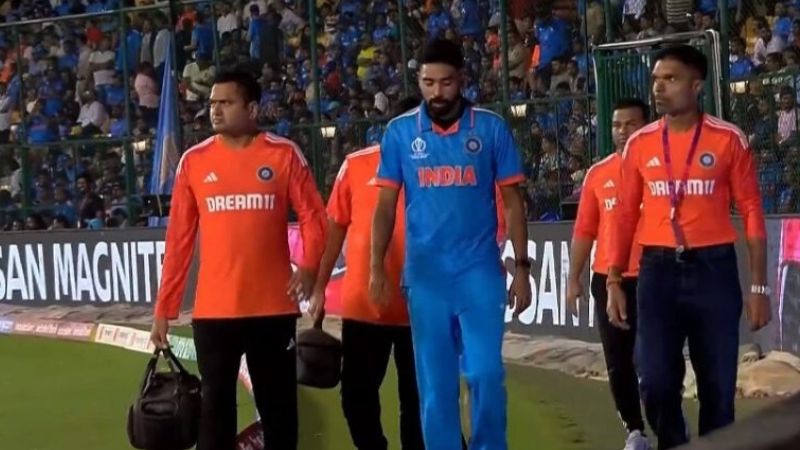 Mohammed Siraj Sidelined by Throat Injury: Setback for India's World Cup Campaign