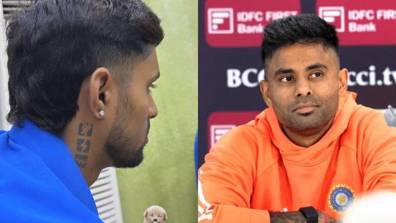 Suryakumar's Instagram Banter: Tilak Verma's Neck Tattoo Creates Laughter After First T20 Win