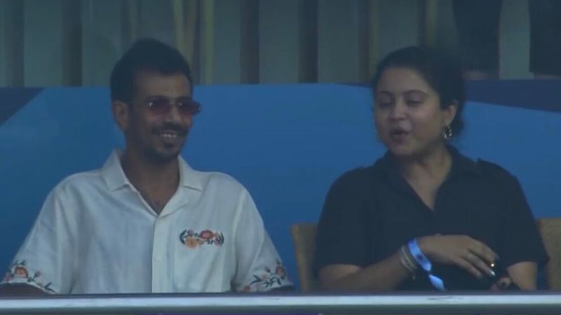 Yuzvendra Chahal at Wankhede Stadium for India vs Sri Lanka Clash
