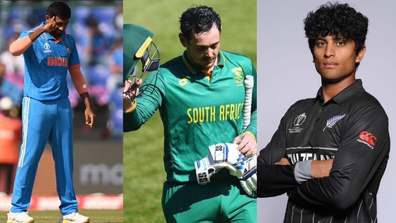 October's Player of the Month race features Jasprit, de Kock, and Rachin Ravindra
