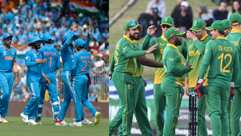 Experience the excitement as India faces South Africa in the ICC World Cup 2023
