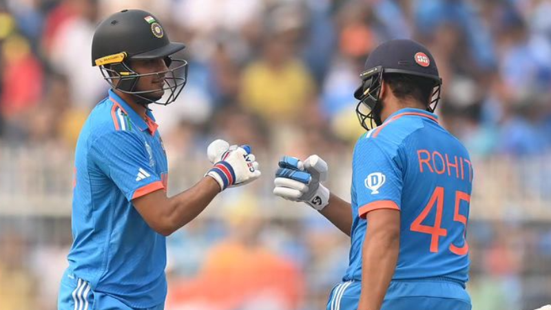 India Rewrites World Cup Records with the highest total in a Semi-Final Match