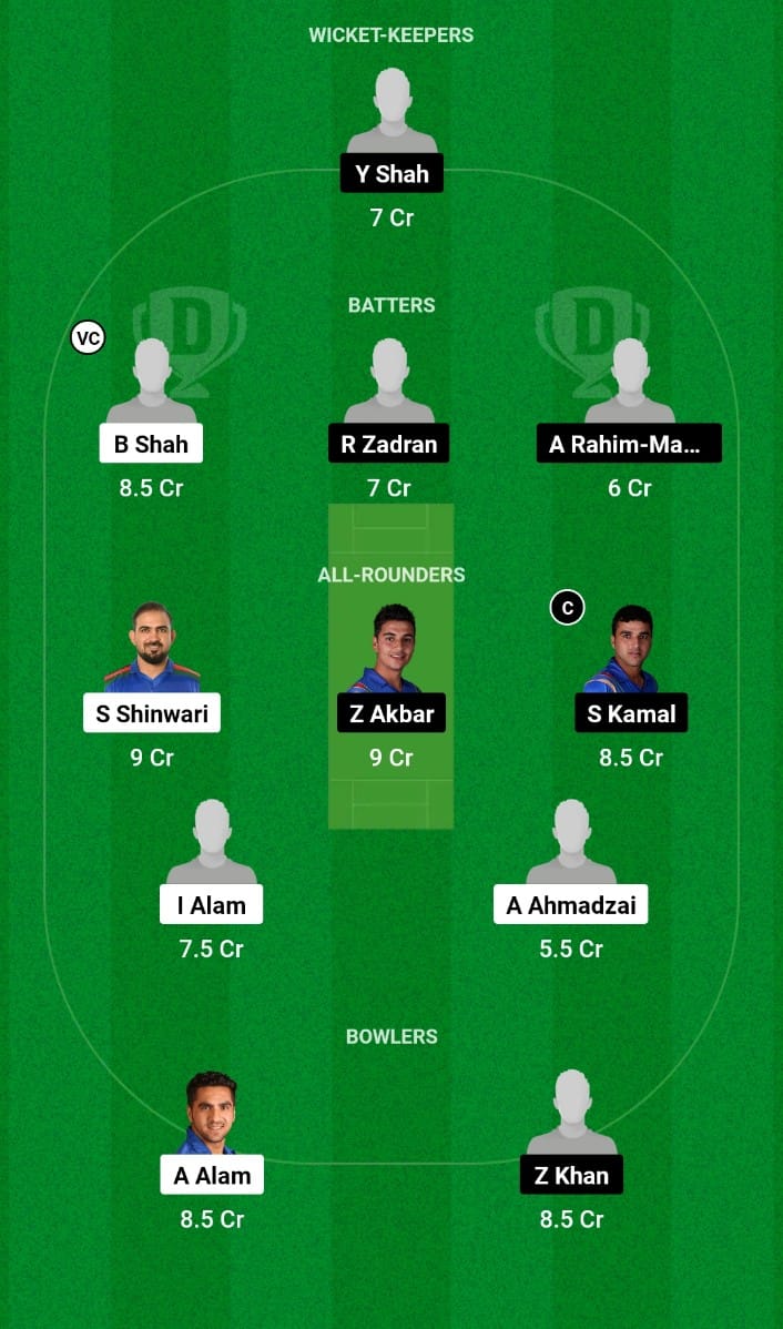 SG vs MAK Dream11 Prediction Match 18 Afghanistan Domestic One Day Cup 2023