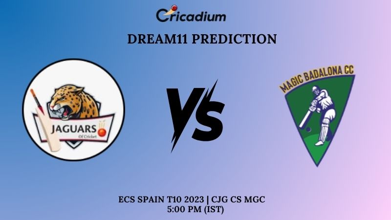 Predicción CJG cs MGC Dream11 para el partido 43 de ECS Spain T10 2023
