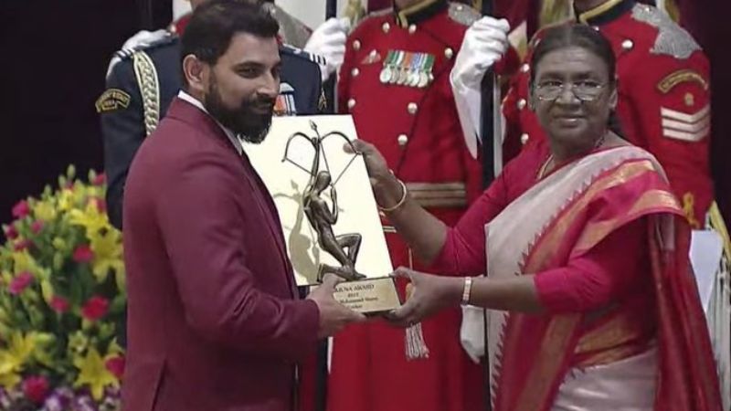 Cricket Maestro Mohammed Shami Honored with Arjuna Award