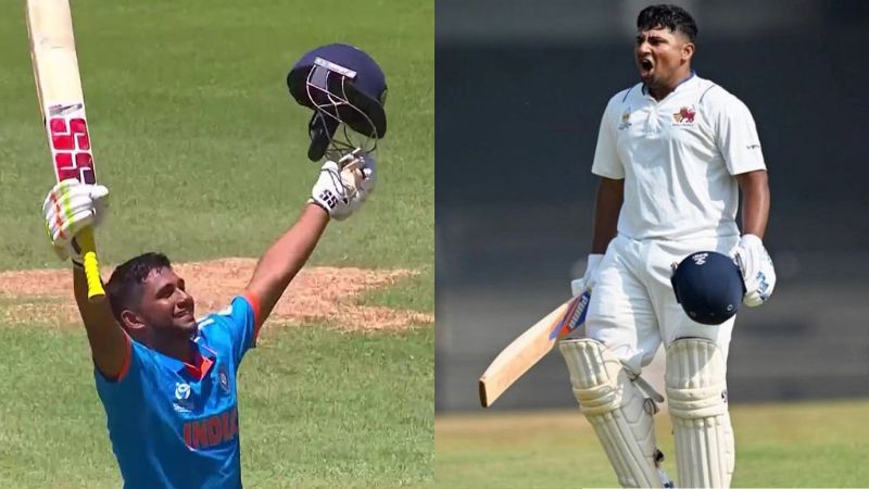 Double Delight: Sarfaraz and Musheer Khan Hit Centuries for India in Unforgettable Cricketing Day