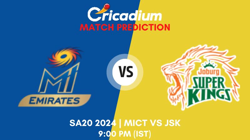 MICT vs JSK Match Prediction Match 23 SA20 2024