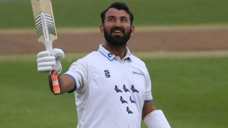 Pujara's 14th First-Class Double Ton Shines Against Jharkhand