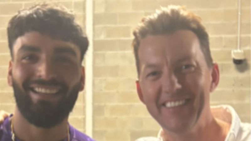 Brett Lee Showcases Fluent Hindi Skills in BBL Commentary Chat with Indian-Origin Player Nikhil Chaudhary: Cross-Cultural Cricket Conversations