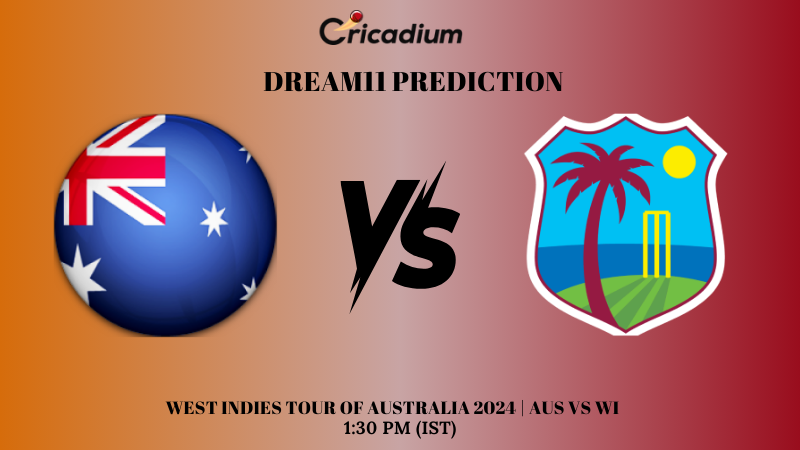 AUS vs WI Dream11 Prediction West Indies tour of Australia 2024 3rd T20I