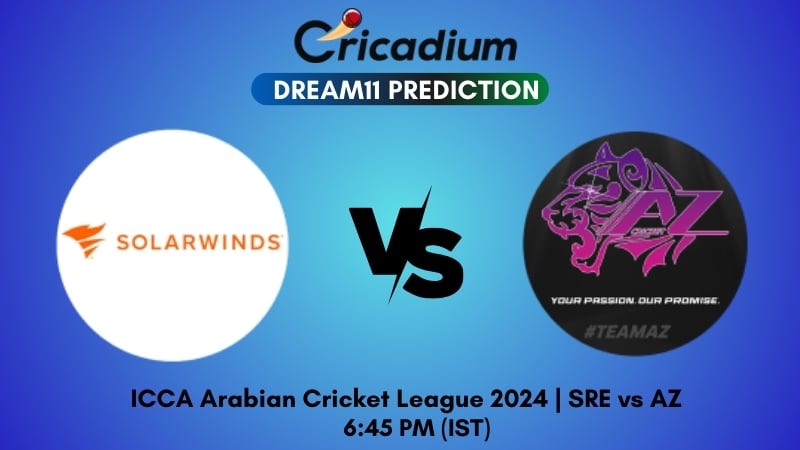 SRE vs AZ Dream11 Prediction Match 29 ICCA Arabian Cricket League 2024