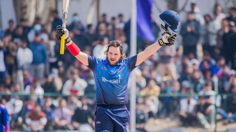 Loftie-Eaton Shatters T20I Record: 33-Ball Century Against Nepal