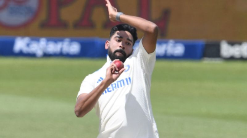 Siraj excluded from India’s squad for the Vizag Test
