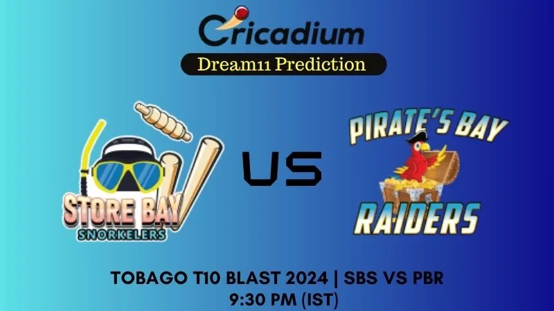 SBS vs PBR Dream11 Prediction Match 19 Tobago T10 Blast 2024