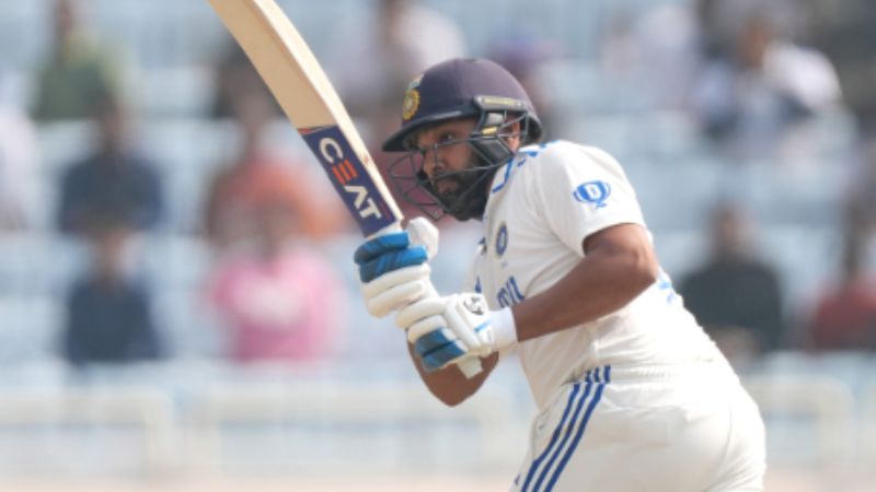 Rohit Sharma Surges to 6th, Becomes India's Top Test Batter