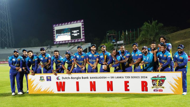 Sri Lanka's Timed Out Celebration CapsT20I Series Win Over Bangladesh