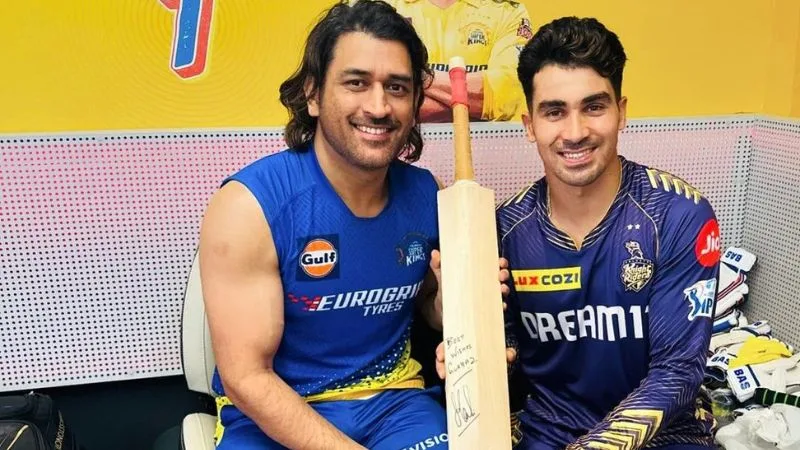 Gurbaz Thrilled by Dhoni's Signed Bat Gesture