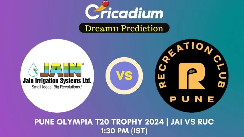 JAI vs RUC Dream11 Prediction Match 24 Pune Olympia T20 Trophy 2024