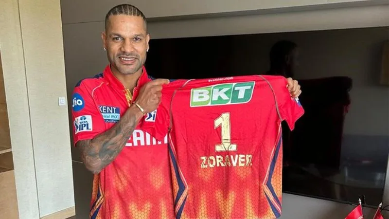 Shikhar Dhawan's Heartfelt Tribute to Son with Special Jersey