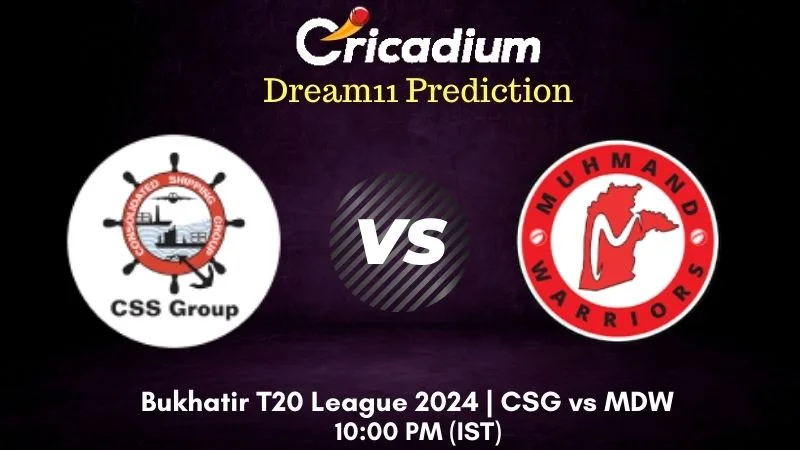 CSG vs MDW Dream11 Prediction Match 12 Bukhatir T20 League 2024
