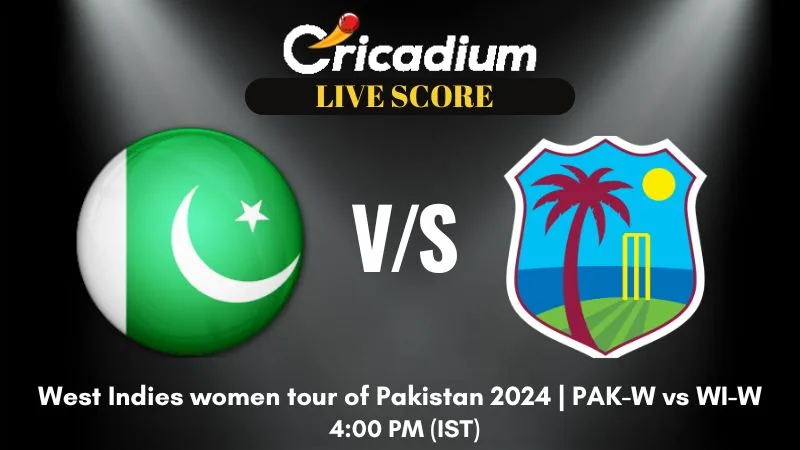 West Indies women tour of Pakistan 2024 Match 3 PAK vs NZ Live Score