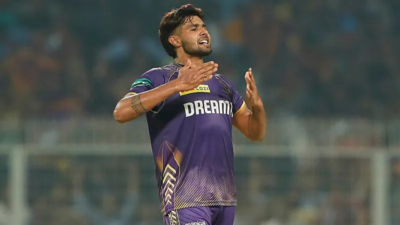 Harshit Rana Suspended for a Match, Fined for Code of Conduct Breach During KKR vs DC