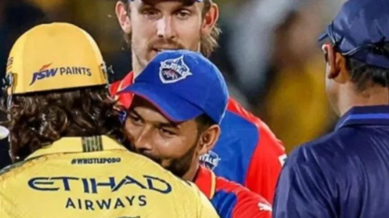 Rishabh Pant Shares Embrace with MS Dhoni in Instagram Post