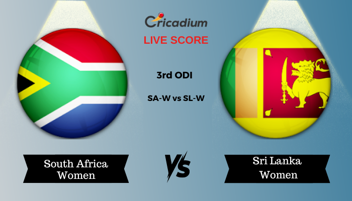 Sri Lanka Women Tour of South Africa 2024 3rd ODI SA-W vs SL-W Live Score