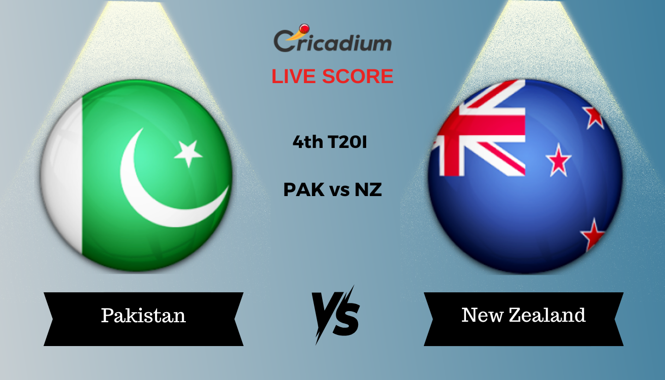 New Zealand tour of Pakistan 2024 4th T20I PAK vs NZ Live Score
