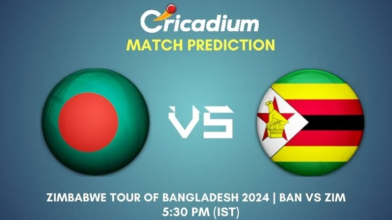 BAN vs ZIM Match Prediction 1st T20I Zimbabwe tour of Bangladesh 2024