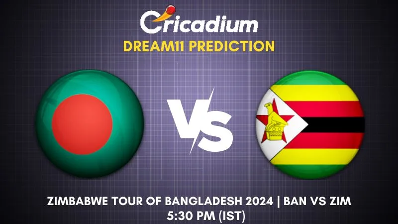 BAN vs ZIM Dream11 Prediction 2nd T20I Zimbabwe tour of Bangladesh 2024
