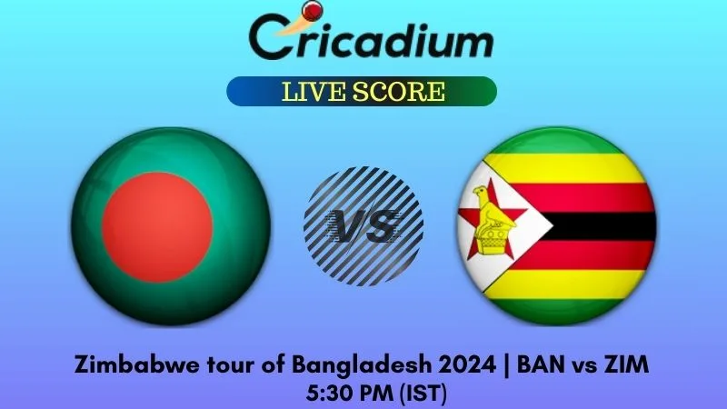 Zimbabwe tour of Bangladesh 2024 2nd T20I BAN vs ZIM Live Score