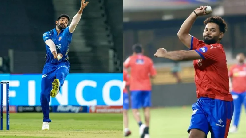 Rishabh Pant Mimics Bumrah's Bowling Action in Practice Session